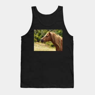 Assateague Pony Blowing Raspberries Tank Top